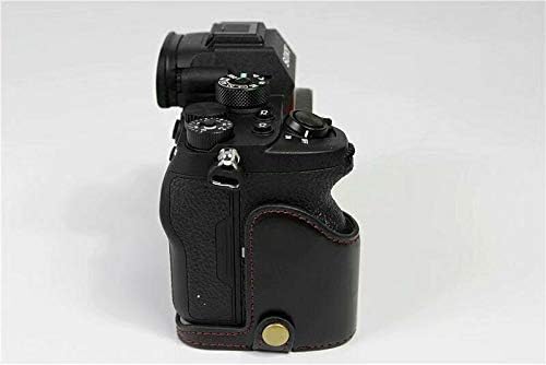 Изкуствена Кожа Половината Камера Калъф Чанта за Sony Alpha A7R IV/A7RIV/A7RM4