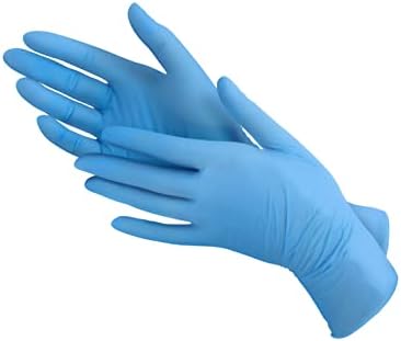 За еднократна употреба Сини Нитриловые ръкавици National Allergy Sky Мед от алергии - Без латекс, винил и прах - Нестерильные