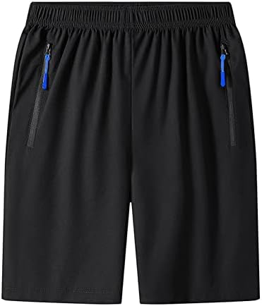 Мъжки Летни Тънки бързо съхнещи Плажни Панталони OVERMAL Размер Плюс, Ежедневни Спортни Къси Панталони