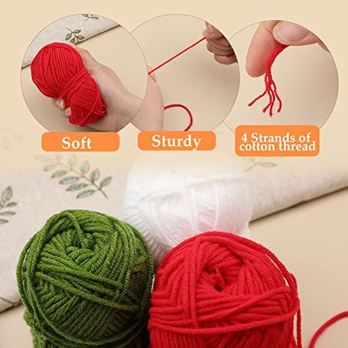 Комплект за плетене на една кука с набор от прежда за начинаещи, Отлична, комплект за плетене на една кука със собствените си ръце и тъкачна занаяти