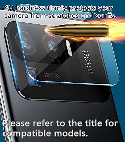 Защитно фолио Vaxson от 2 опаковки, съвместима със стикер на обектив на задната камера realme GT Neo Flash [screen