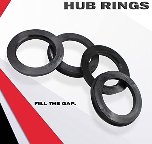 Джанти аксесоари Комплект части от 4-те центрических пръстените на главината с диаметър от 125,5 mm до 117