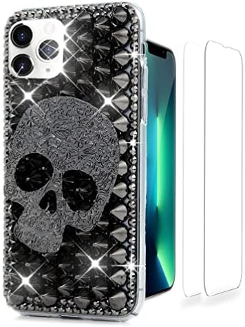 Калъф за телефон LUZiUN Glitter Wallet, който е съвместим с iPhone 14 - 3D Луксозен Защитен калъф от лъскава