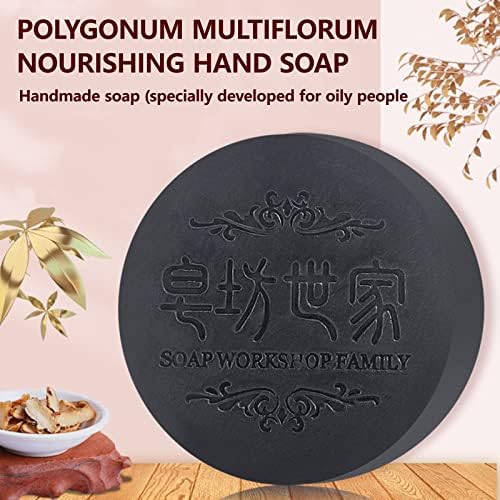 Шампоан за черна и гъста коса Fallopia Multiflora, сапун-шампоан He Shou Wu, Шампоан с екстракт от Хе Шоу Ву, Дълбоко