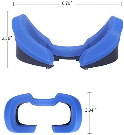 MASiKEN Face Cover Маска и накладка за лице Oculus Rift S - на Силиконова възглавница за лице, Защищающая от пот и на светлината