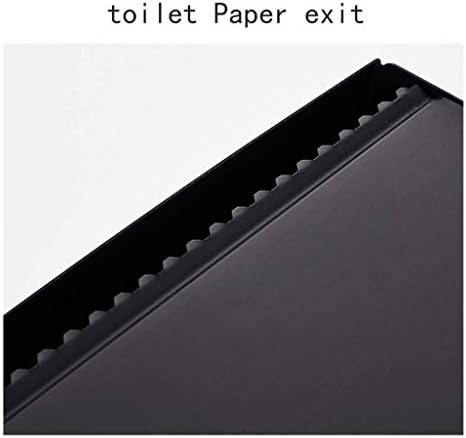 Държач за Тоалетна хартия -Модерен Квадратен Метален Хартия Държач за Кърпички за Лице, Калъф за Плотове за Баня,