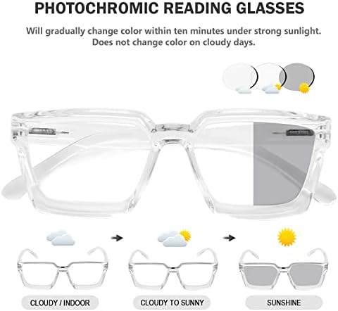 Eyekepper Преходни фотохромичните очила за четене женски прозрачни + 1,00