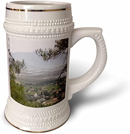 3 Село Мана Кандир, делта на река Далян и Средиземно море - чаша за стейна на 22 унция (stn-362612-1)