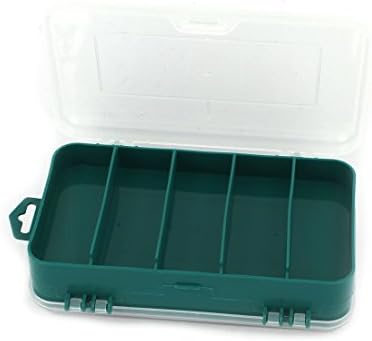 Aexit Зелени Пластмасови Организаторите За Инструменти Двуслойни 13 Офиси Винтове Кутии За Съхранение На Инструменти, Кутия Case
