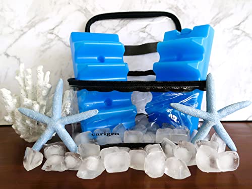Пакет с лед и защитен калъф за пакети с кърма - Марка carigro - Подложка за чанти-хладилника за кърма (3 обекта)