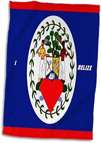 Кърпа 3D Rose I Love Belize TWL_51538_1, 15 x 22