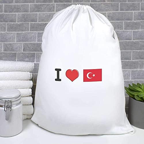 Чанта за дрехи /измиване/за Съхранение на Azeeda I Love Turkey (LB00022054)