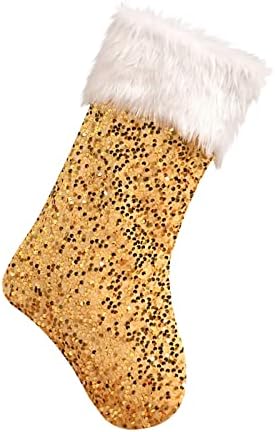 1m7707 Нова Коледна Елха Подвесная Парти Коледа Интериор Дядо Отглеждане Плюшено Вязаный Чорап Подаръчни Опаковки За шоколадови