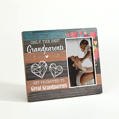 Рамка за снимка с Обявяването на раждането на КУ-DaYi за прабаби и дядовци - Фоторамка за снимки на ултразвукови, Подарък за Обяви за раждане, за прабаби и велики баби ?