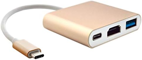 Мрежови продукти LUOKANGFAN LLKKFF 3 в 1 Кабел-адаптер USB Type C-HDMI, за MacBook 12 инча 2015 година на