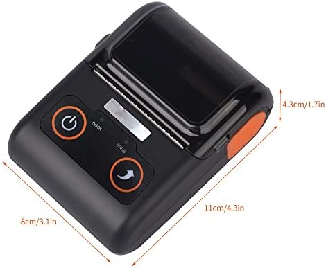 N/A Преносим Принтер Проверка 58 мм Термопринтер Мобилен POS принтер с USB връзка БТ, Съвместим с Windows,
