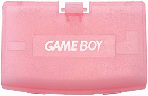 Клас Заместител на Екрана Капак на Обектива и Капака на Отделението за батерията на Кутията Вратите Калъф за Game Boy Advance GBA Прозрачен Розов