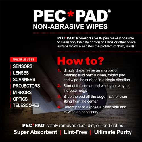 Безворсовые кърпички PEC-PAD 9x9 е Много голяма Неабразивная ультрамягкая кърпа за почистване на чувствителни повърхности.
