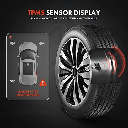 Сензор система за контрол на налягането в гумите премиум-клас 433 Mhz ГУМИТЕ е Съвместим с Dodge Durango Jeep Grand Cherokee