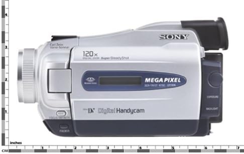 Цифрова видеокамера Sony DCRTRV27 MiniDV Handycam с 3,5-инчов LCD дисплей, MPEG EX, карта с памет и мегапикселов видео