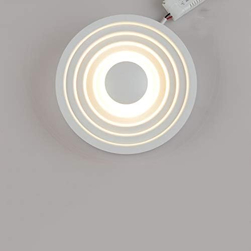 OKLUCK Ултра-6 W Творчески Штабелируемый Фар Кръгла Бяла led лампа-Вградени Енергоспестяващ Домакински Лампа за Тавани