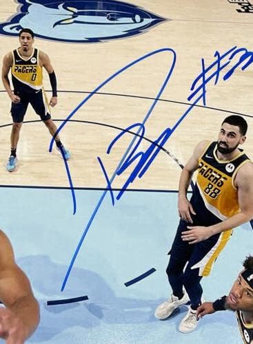 Дезмънд Бейн Подписа Снимка на Hristo Мемфис Гриззлиз 11x14 на Снимката JSA ITP - Снимки на НБА с автограф