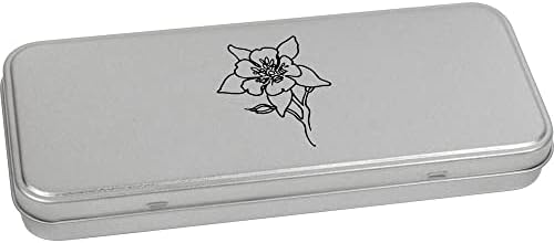 Лидице кутия за канцеларски материали Azeeda 'Columbine' с метални панти /Кутия за съхранение (TT00195019)
