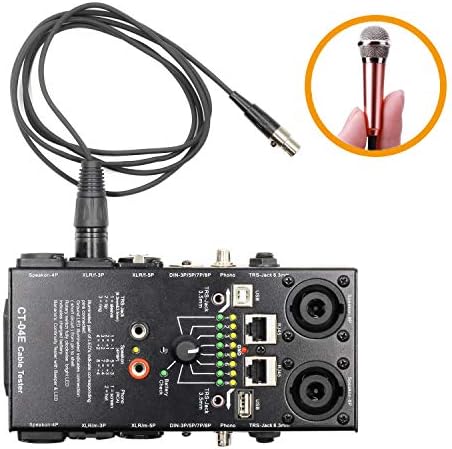 Кабел с микрофон SiYear Mini -XLR конектор тип Баща-XLR за камерата Blackmagic Pocket 4K Видео Assist 4K, аудио кабел