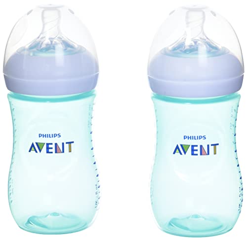 Подаръчен комплект на Philips Avent Natural Baby Bottle Синьо-SCD113/24