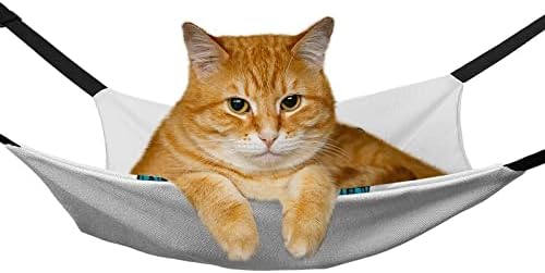 Хамак за домашни любимци Сладък Котка Спи Bed с Регулируеми Каишки и Метални Куки 16,9 x 13
