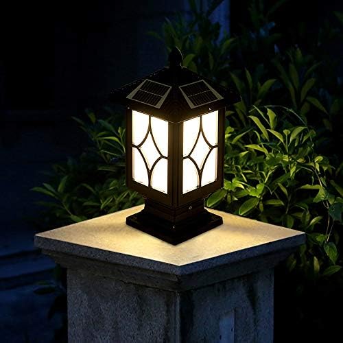 GUOCC Творчески LED Лампа на Слънчевата Подкрепа, Квадратен Градински Тела в Слънчевата Подкрепа, Водоустойчив Настолни Лампи IP54, Ландшафтна Пътека, Лампа за косене на