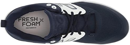 Мъжка бейзболна обувки New Balance Fresh Foam X 3000 V6 от метална, Тъмно синьо / Бяло, 10,5