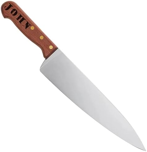 Персонализирани Нож на главния готвач WOODRIVER 10 инча с дръжка от Палисандрово дърво