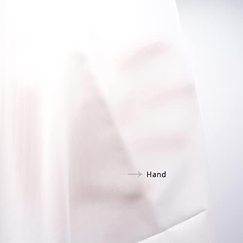 Тъкан от полиестер двор - 65 (5 ярда, Бяла) Мека и лесна | Текстил за спално бельо в хотела | Калъф
