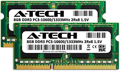 Комплект оперативна памет A-Tech обем 16 GB (2x8 GB) за HP EliteDesk 800 G1 - DDR3 1333 Mhz, PC3-10600, без ECC SO-DIMM 2Rx8 1,5 - Лаптопи и преносими компютри книжки