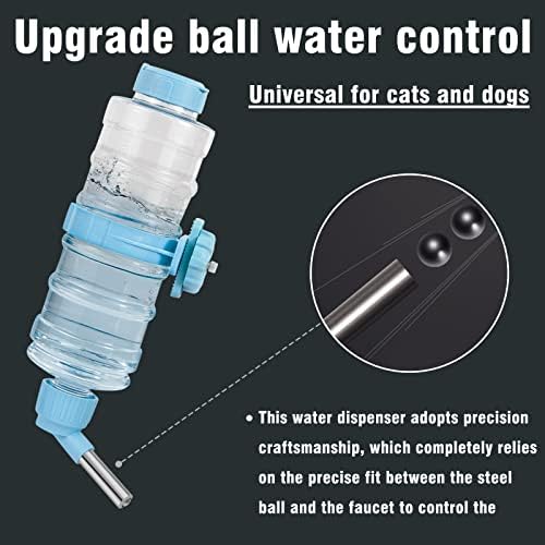 Бутилка за вода за Кучета в Клетка 34 грама/946 мл, не съдържат Бисфенол А, За Домашни Животни, Автоматичен Диспенсер