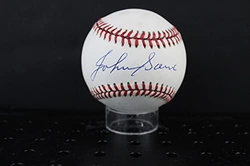 Бейзболен автограф с автограф Джони Сейнса Auto PSA/DNA AL77990 - Бейзболни топки с Автографи