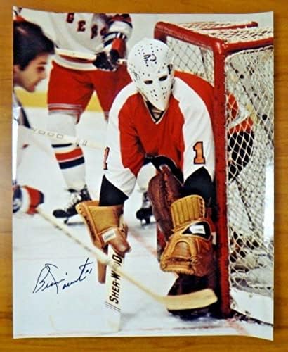 Снимка Бърни Парента с автограф 16x20 - Снимки на НХЛ С автограф