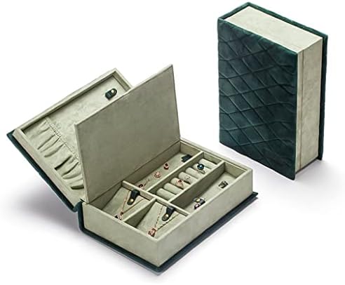 CZDYUF Кутия за съхранение на Обици Категория Поставка За Дисплея на Преносима Чанта За бижута Сгъваема под формата