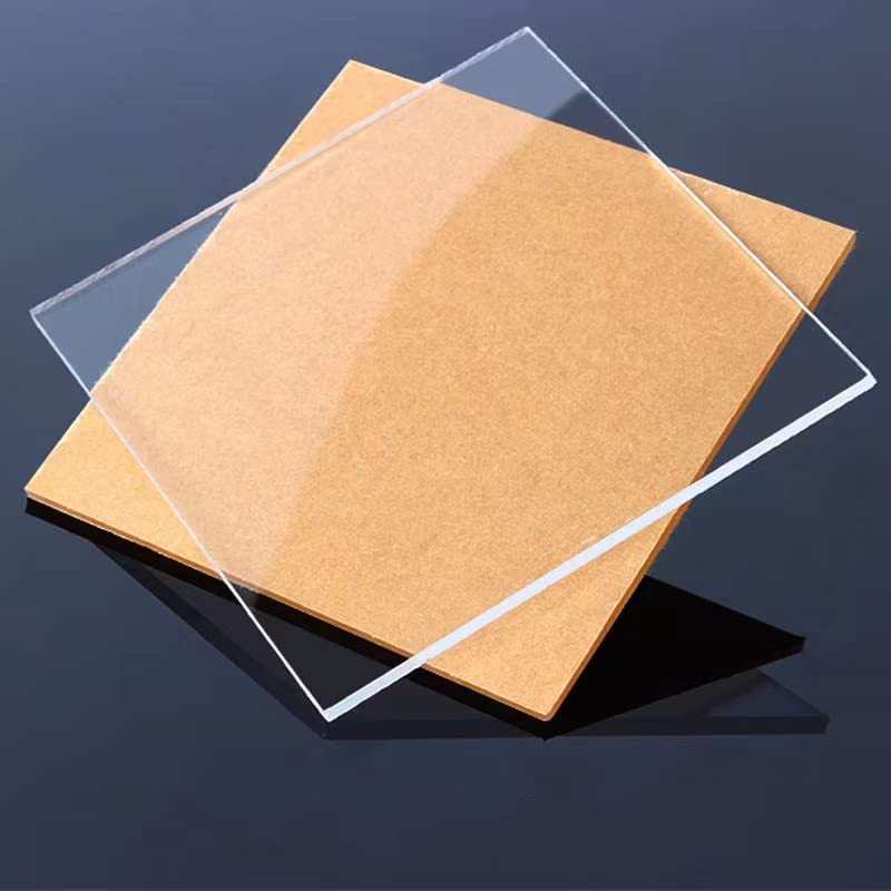10 Броя Прозрачни Акрилни листове с Дебелина 0,04 инча (1 mm), 5 x 7 Инча със Защитни Филм, Лист от Плексиглас за Рамки