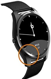 Смарт часовници Bean Information Technology Fusion, съвместима с телефони с Android, черни, с каишка от неръждаема стомана
