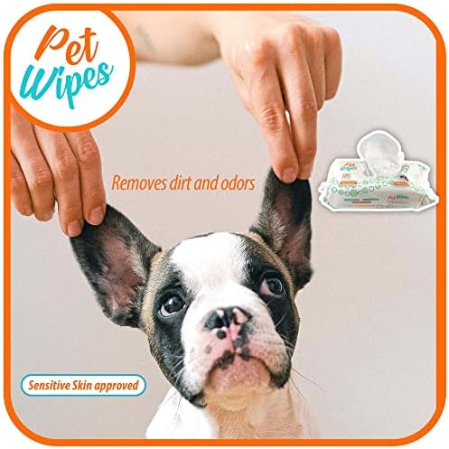Txakur пет Wipes за кучета и котки Хипоалергенни Натурални средства за очистване от носа до опашката 100 Салфетки