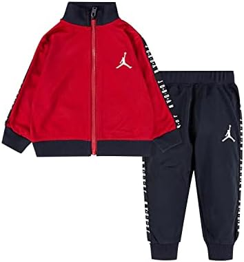 Яке и Панталон Йордания Boy ' s Jumpman със Странична Лента с логото на Jumpman с цип, Спортен Костюм от 2 части