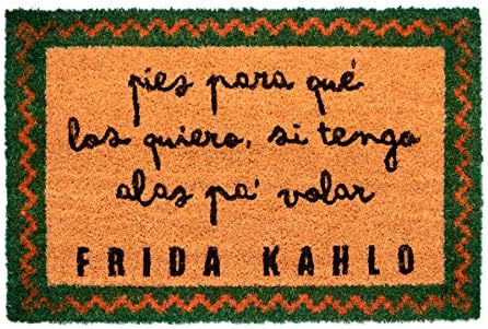 Официален врата на мат Damian Kahlo - 15,7 x 23,6 инча / 40 x 60 cm, Кокосови район - Екологично чист