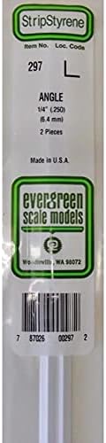 Вечнозелени Мащабни модели на Ъгъл 1/42 EVG297 Пластмасови Строителни Аксесоари