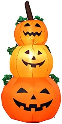 Надуваема тиква за Хелоуин дължина от 4,5 метра, Външно украса, Детски играчки, Лесен за употреба, лесен за