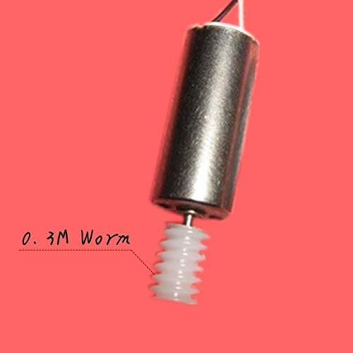 TMP1105 10ШТ пластмасови червеи 0,3 м 0,95 mm с отвор 1.0 mm 4,2x6,3 мм