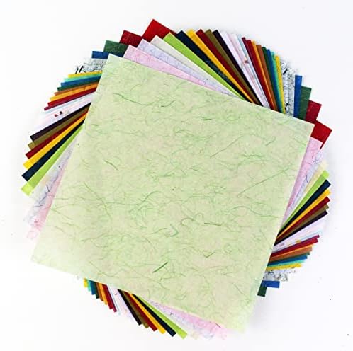 100 Листа хартия с Размери 6 x 6 инча Квадратно Оригами От Двустранен, хартия За Бродерия