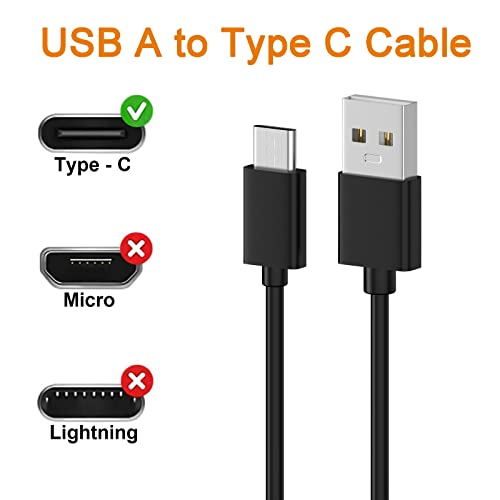 Toxaoii-Къс кабел за бързо зареждане на USB Type C е съвместим със слушалки Sony WH-1000XM5 WH-1000XM4 WH-1000XM3