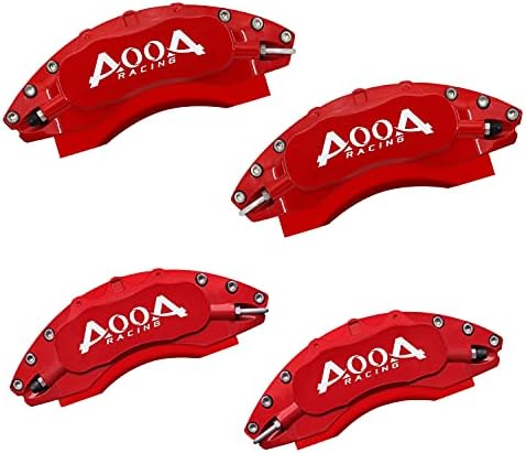 Червени капаци на челюстите AOOA Camaro с бял символ на GM са Подходящи за Chevrolet Camaro (2011-2015)